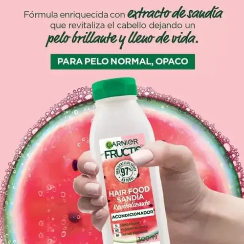 ACONIDICONADOR FRUCTIS HAIR FOOD SANDIA 300ML GARNIER