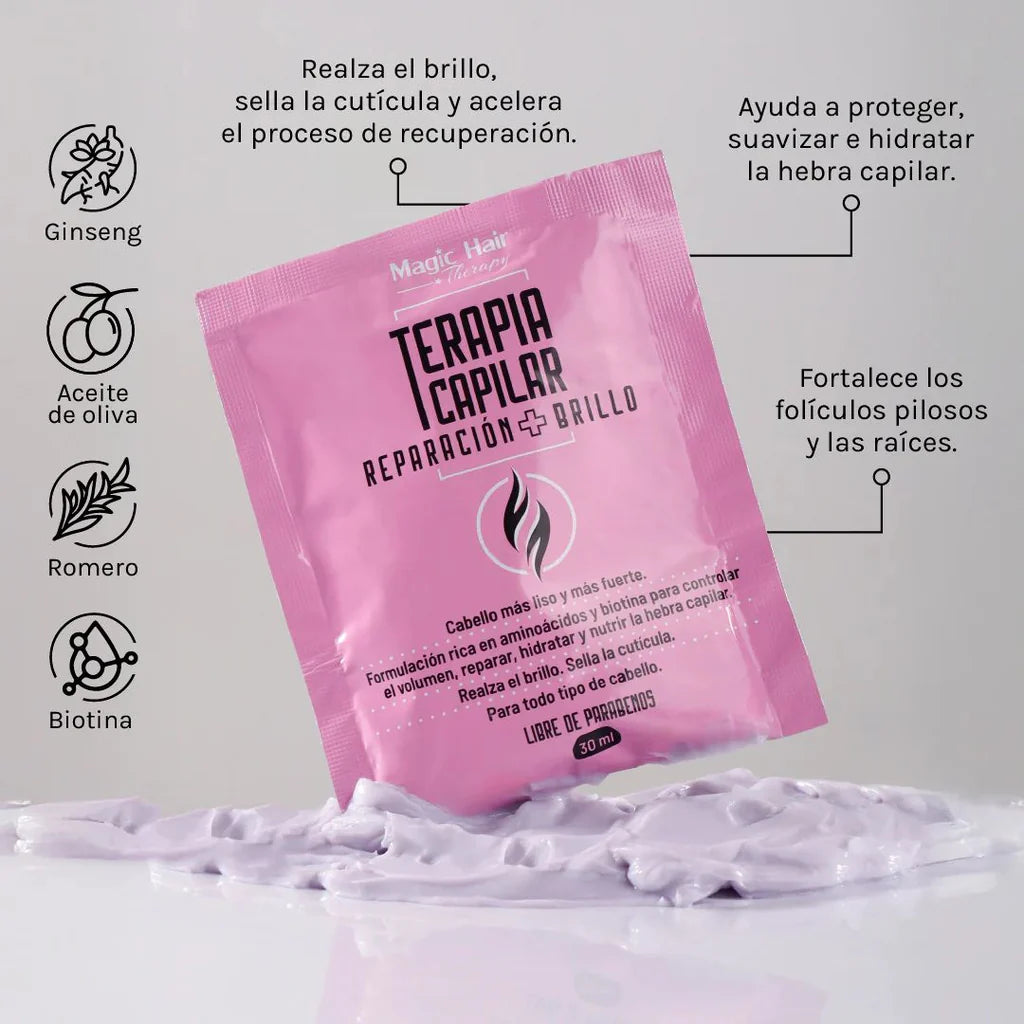 SACHET TERAPIA CAPILAR + BRILLO MAGIC HAIR