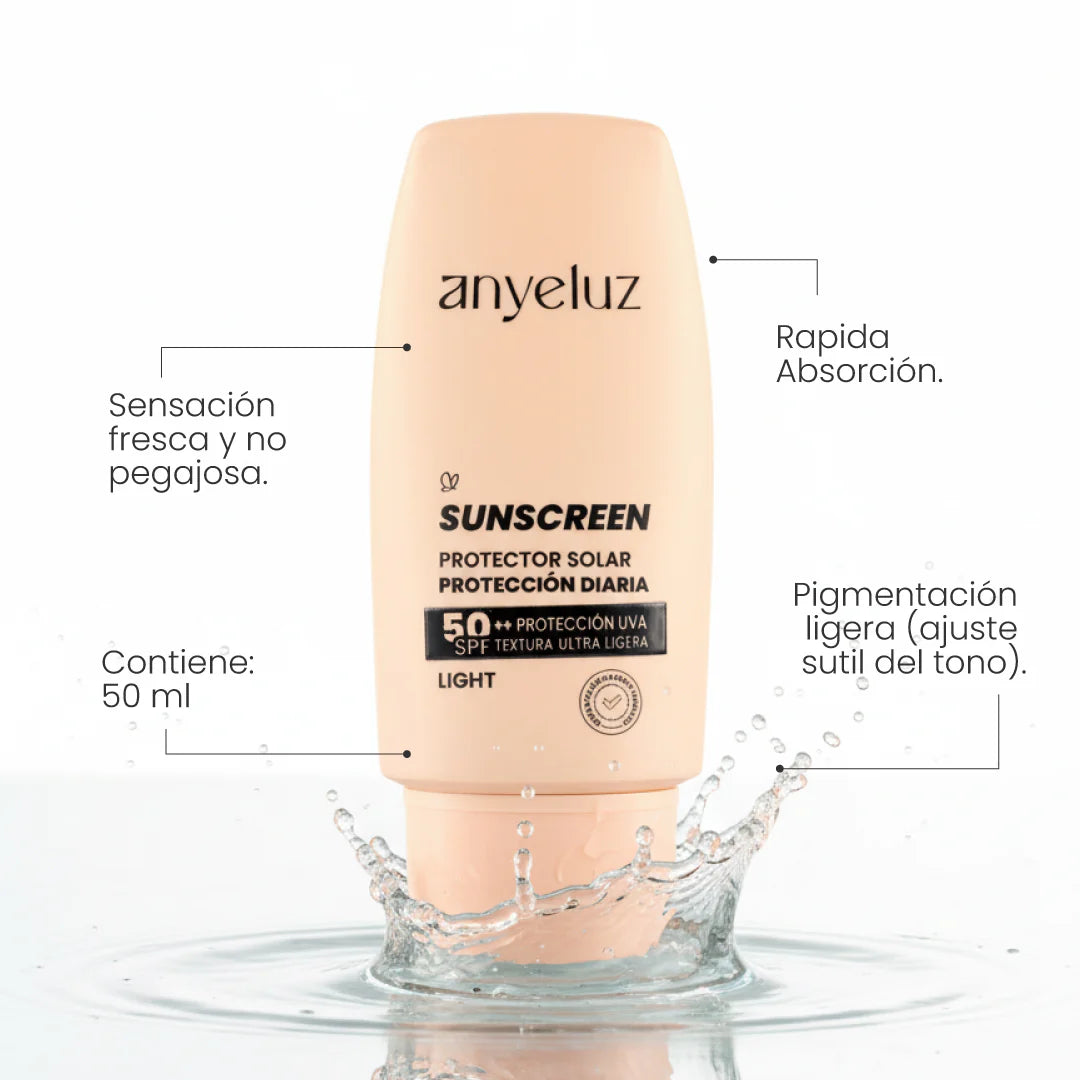 PROTECTOR SOLAR SPF50+ FUSION WATER - TONO LIGHT