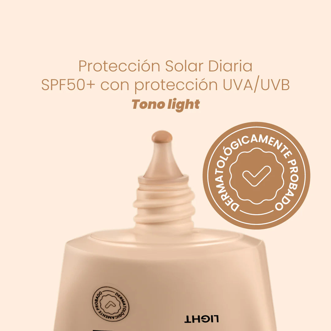 PROTECTOR SOLAR SPF50+ FUSION WATER - TONO LIGHT
