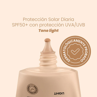 PROTECTOR SOLAR SPF50+ FUSION WATER - TONO LIGHT
