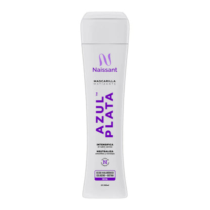 MASCARILLA MATIZANTE AZUL PLATA 300ML NAISSANT