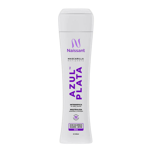 MASCARILLA MATIZANTE AZUL PLATA 300ML NAISSANT