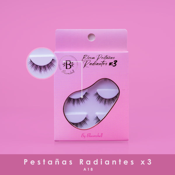 BLOOM PESTAÑAS RADIANTES X3 BLOOMSHELL