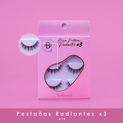 BLOOM PESTAÑAS RADIANTES X3 BLOOMSHELL