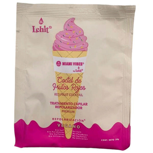 SACHET TRATAMIENTO REPOLARIZADOR PREMIUM COCTEL FRUTOS ROJOS LEHIT