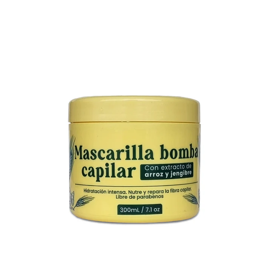 MASCARILLA BOMBA CAPILAR ARROZ Y JENGIBRE MAGIA NATURAL