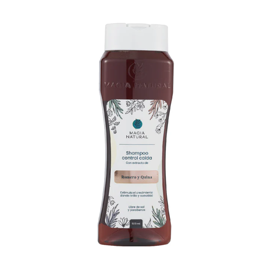 SHAMPOO CONTROL CAIDA DE ROMERO Y QUINA MAGIA NATURAL