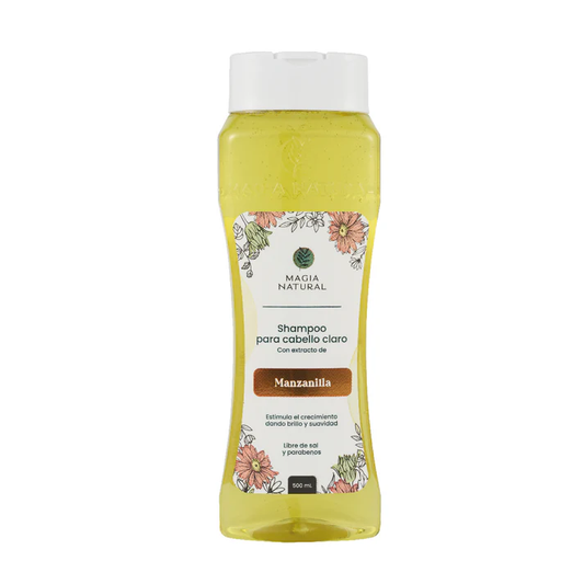SHAMPOO PARA CABELLO CLARO CON EXTACTO DE MANZANILLA MAGIA NATURAL