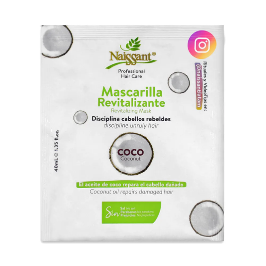 SACHET MASCARILLA COCO 40ML NAISSANT