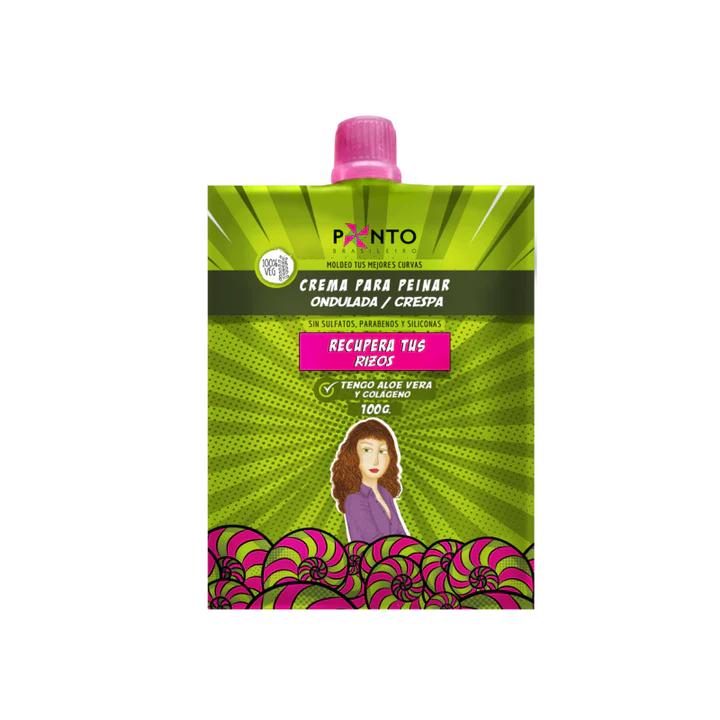 SACHET CREMA PARA PEINAR ONDULADA CRESPA 100GR PONTO