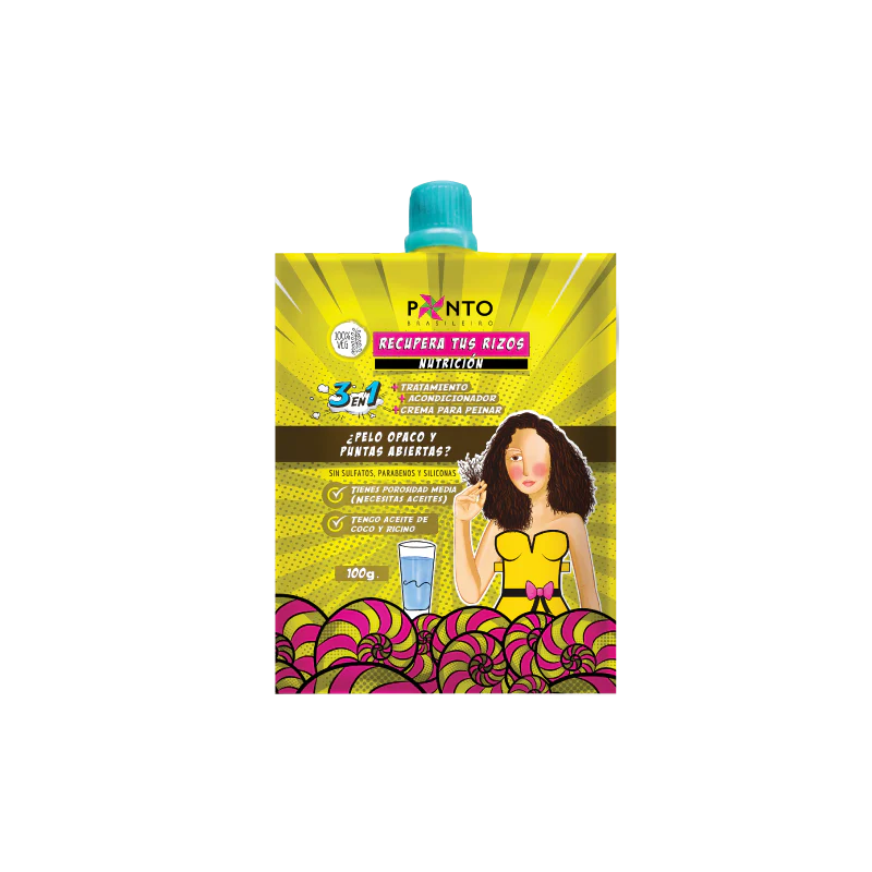 SACHET TRATAMIENTO 3 EN 1 NUTRICIÓN 100GR PONTO
