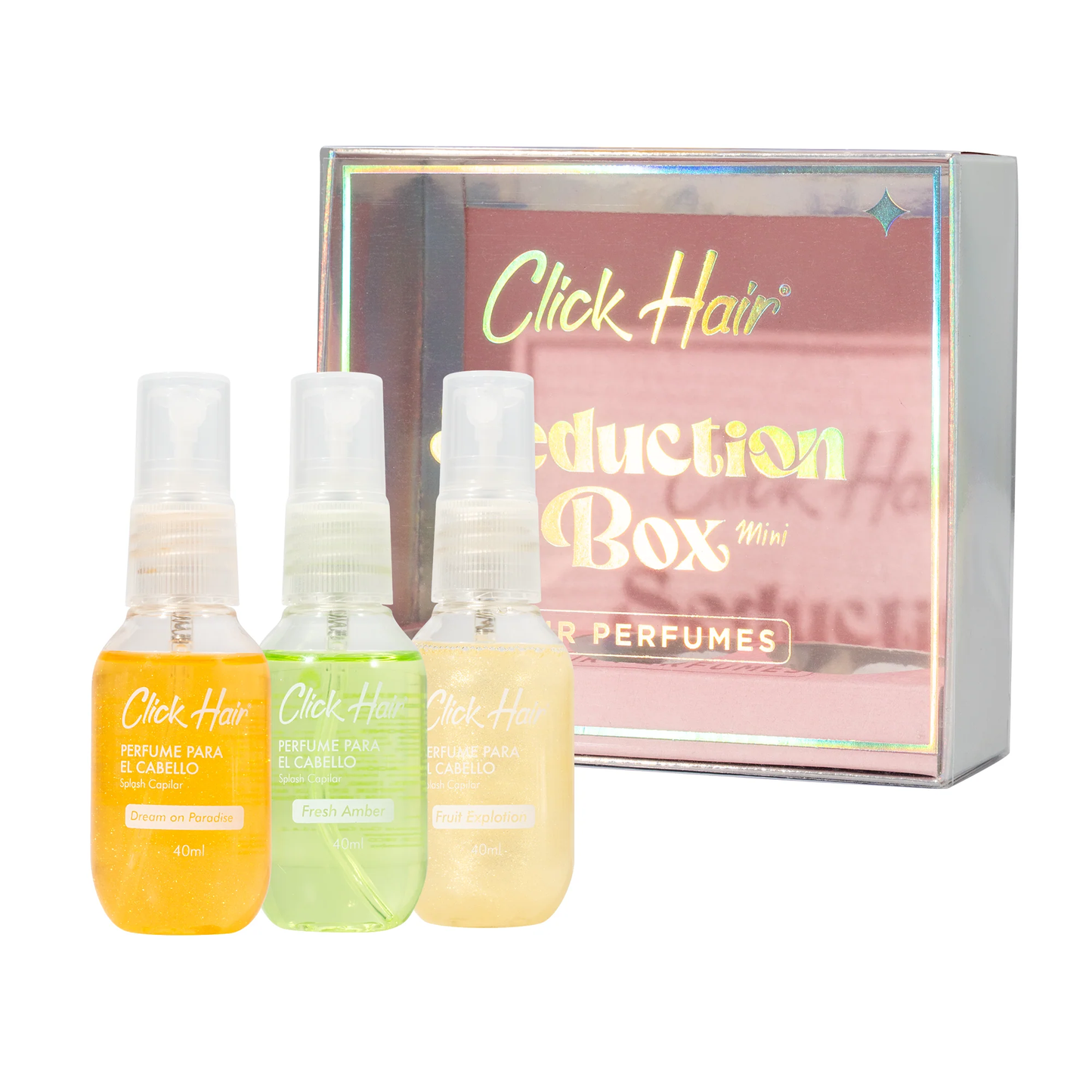 KIT MINI PERFUMES X3UND 40ML CLICK HAIR