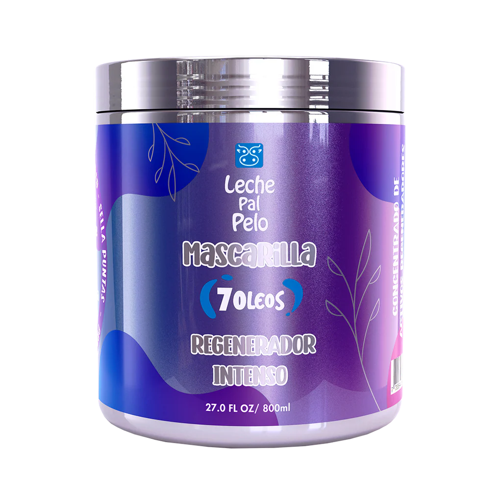 MASCARILLA 7 OLEOS LECHE PAL PELO