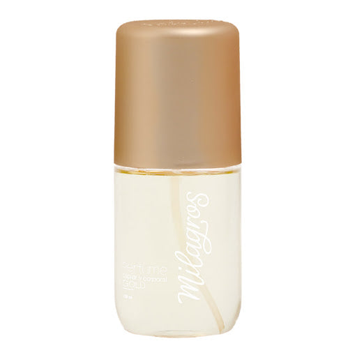 PERFUME CAPILAR Y CORPORAL GOLD MILAGROS (NOTAS HERBALES Y FRESCAS)