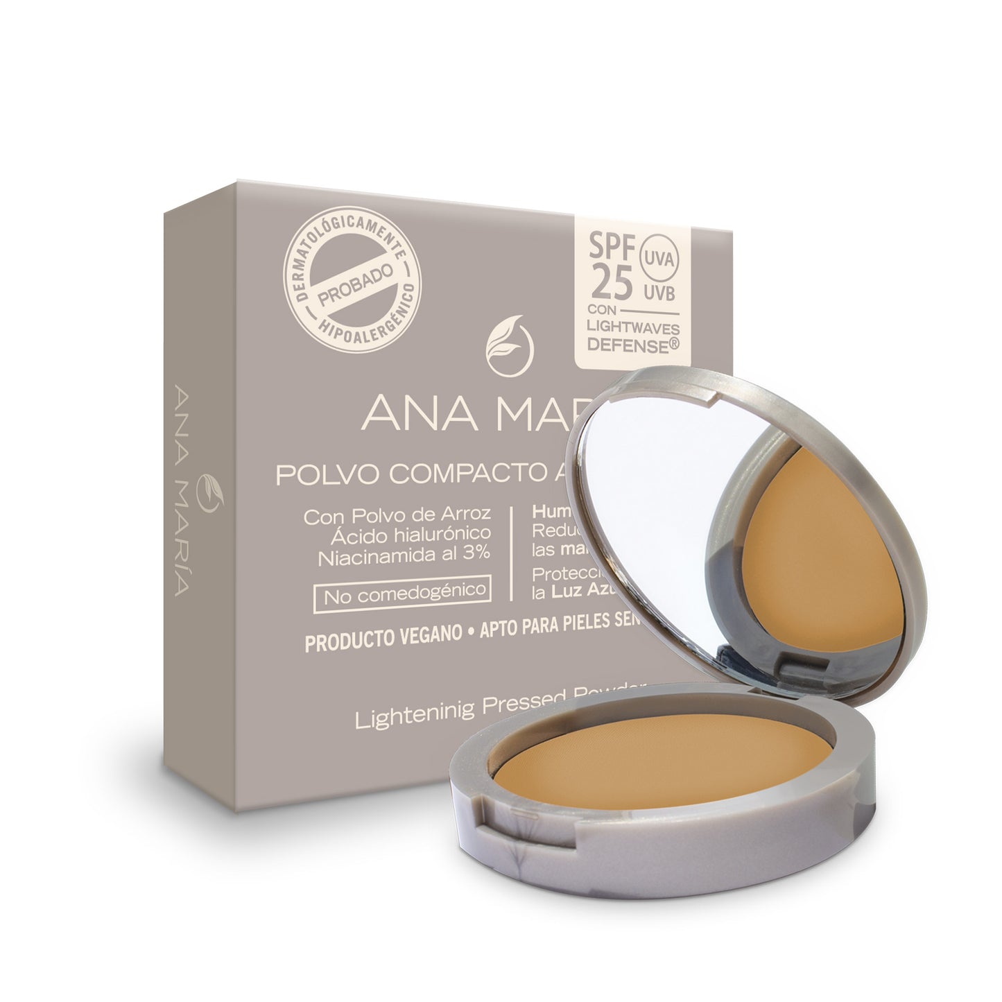 POLVO COMPACTO ACLARANTE ANA MARIA