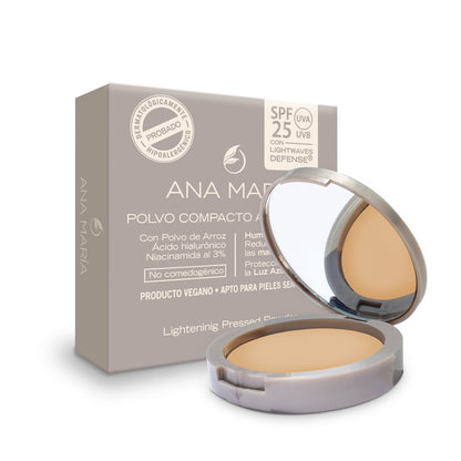 POLVO COMPACTO ACLARANTE ANA MARIA