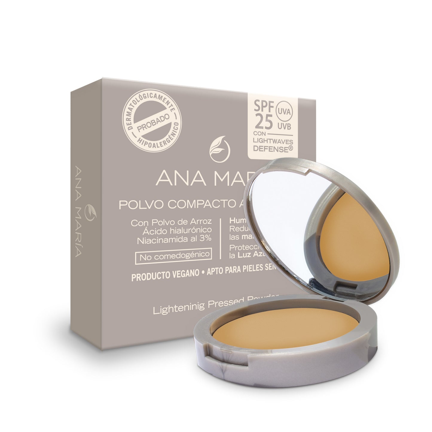 POLVO COMPACTO ACLARANTE ANA MARIA