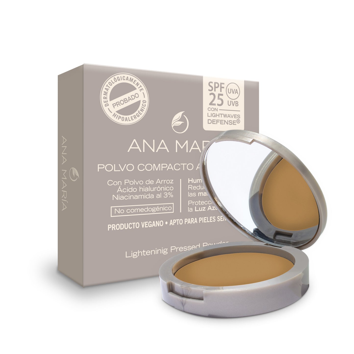 POLVO COMPACTO ACLARANTE ANA MARIA