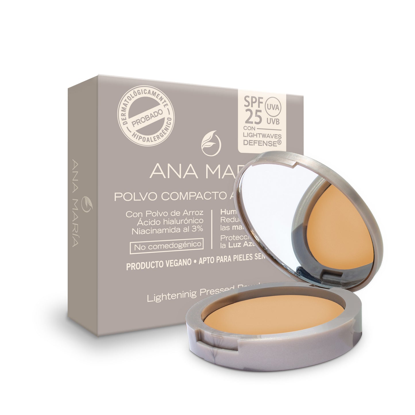 POLVO COMPACTO ACLARANTE ANA MARIA
