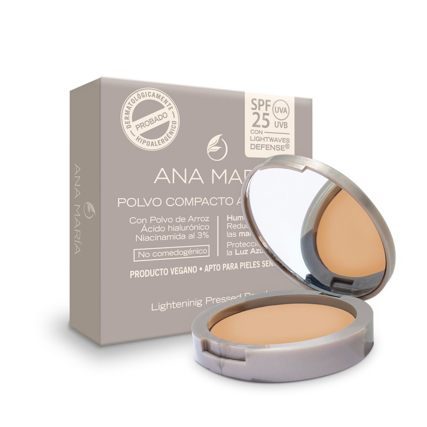 POLVO COMPACTO ACLARANTE ANA MARIA