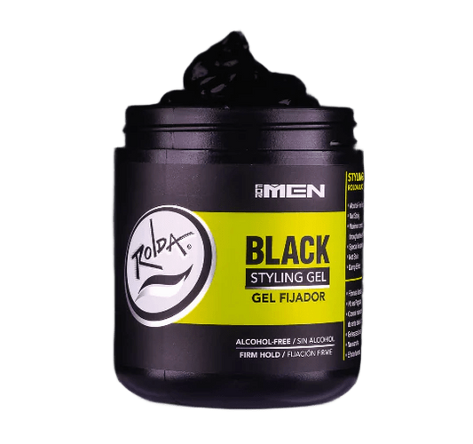 GEL FIJADOR BLACK STYLING 120GR ROLDA PROFESIONAL