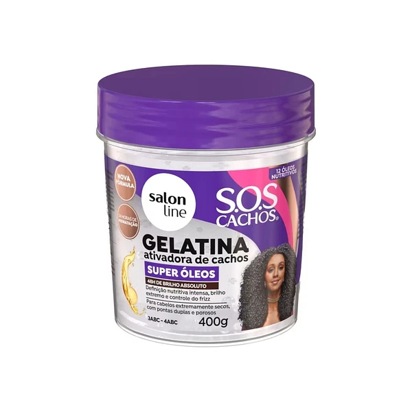 GELATINA ACTIVADORA SUPER OLEOS CACHOS SALON LINE