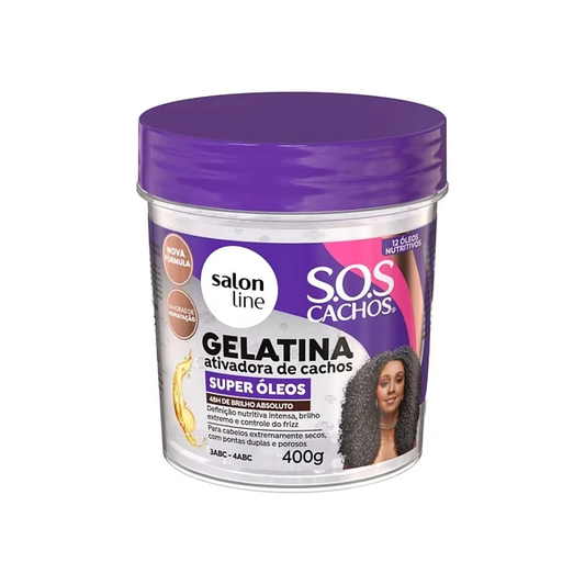 GELATINA ACTIVADORA SUPER OLEOS CACHOS SALON LINE