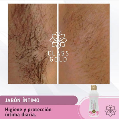 JABÓN INTIMO CLASS GOLD INHIBIDOR DE VELLO 120ML CLASS GOLD