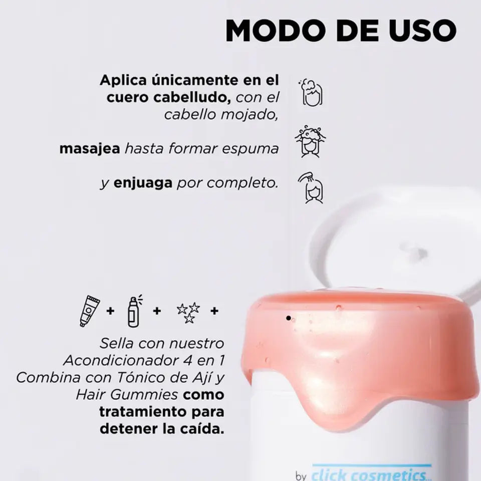 SHAMPOO DE AJÍ CLICK HAIR