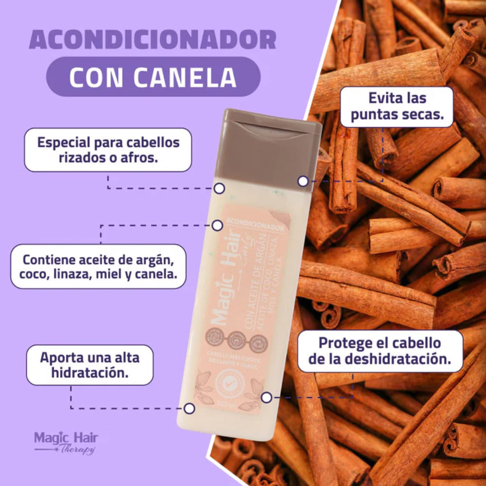 ACONDICIONADOR CON CANELA MAGIC HAIR