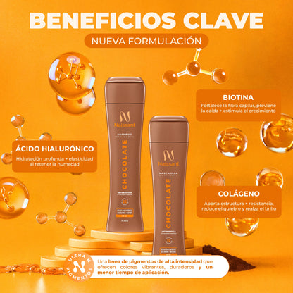 MASCARILLA MATIZANTE CHOCOLATE 300ML NAISSANT