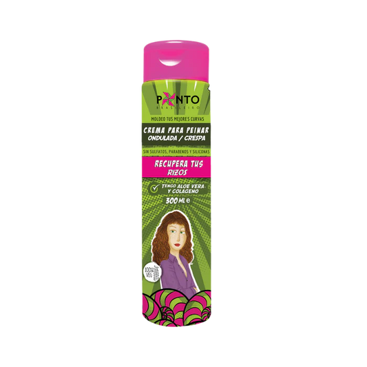 CREMA PARA PEINAR ONDULADA CRESPA X 300ML PONTO