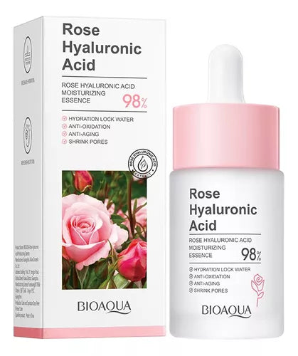 SERUM DE ROSAS CON ACIDO HIALURONICO BIOAQUA
