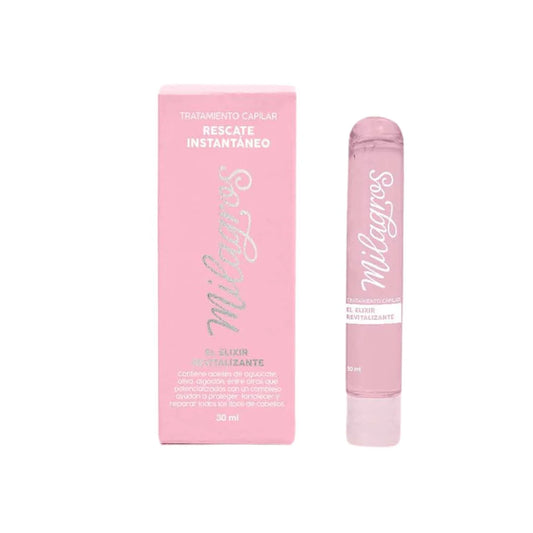 AMPOLLA ELIXIR TRATAMIENTO CAPILAR RESCATE INSTANTÁNEO (ROSADA) MILAGROS
