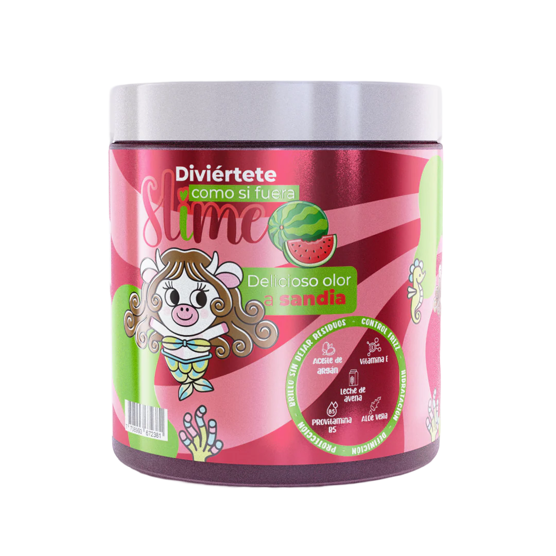 GELATINA SLIME KIDS RIZOS LECHE PAL PELO