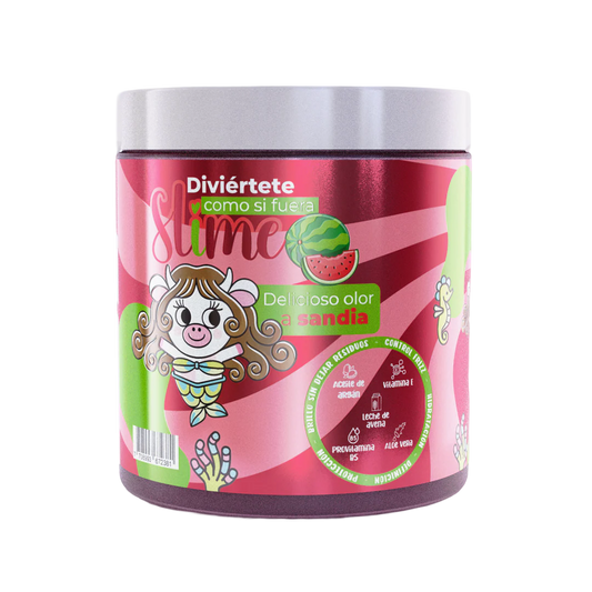 GELATINA SLIME KIDS RIZOS LECHE PAL PELO