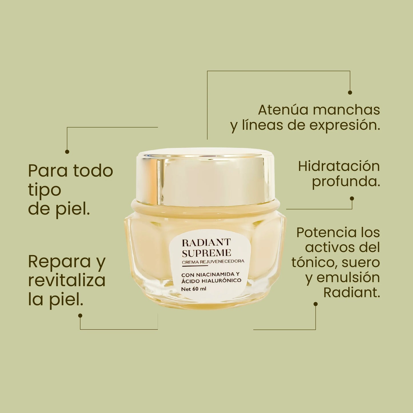RADIANT SUPREME CREMA REJUVENECEDORA ANYELUZ
