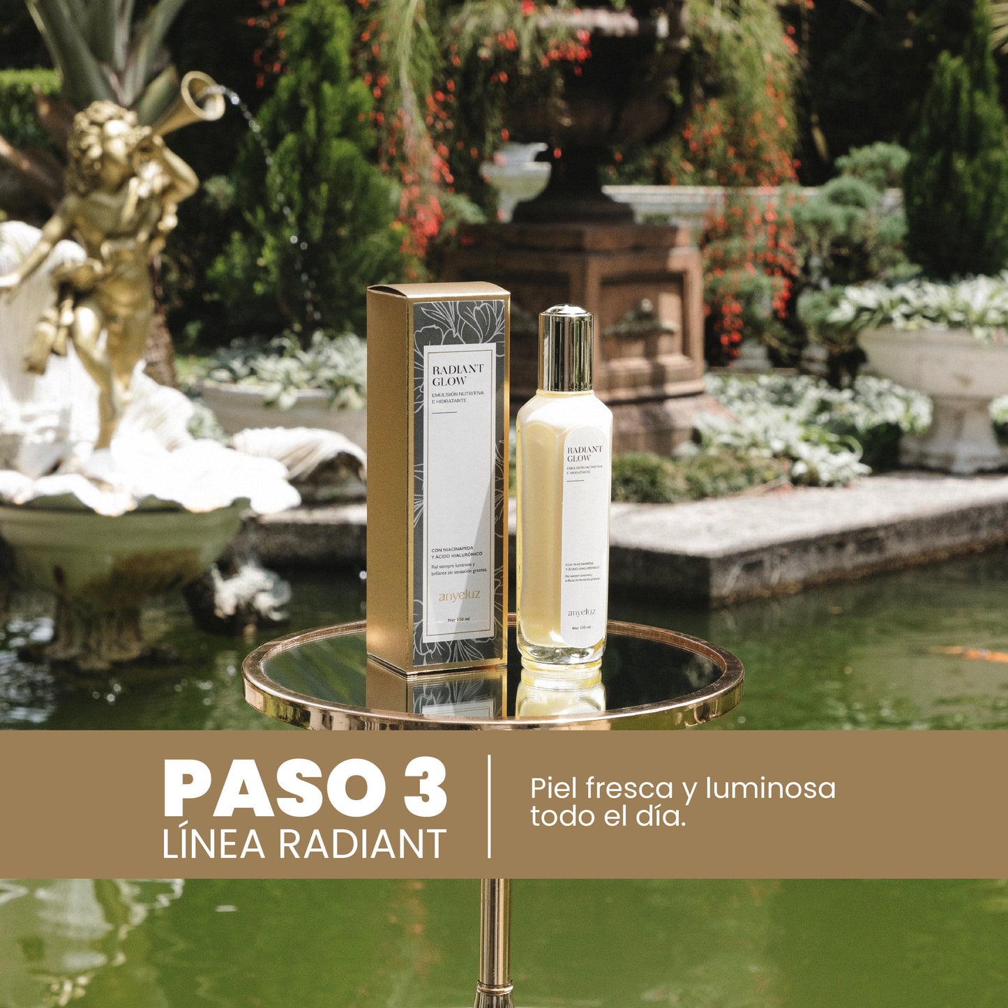 RADIANT GLOW EMULSIÓN NUTRITIVA E HIDRATANTE ANYELUZ