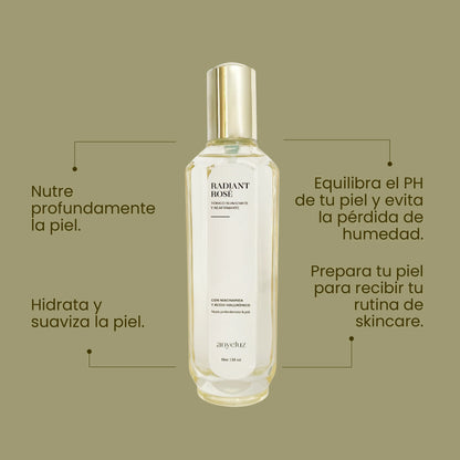 RADIANT ROSÉ TÓNICO SUAVIZANTE REAFIRMANTE ANYELUZ