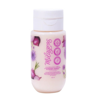 MINI ACONDICIONADOR ANTIFRIZZ DE CEBOLLA 100ML MILAGROS