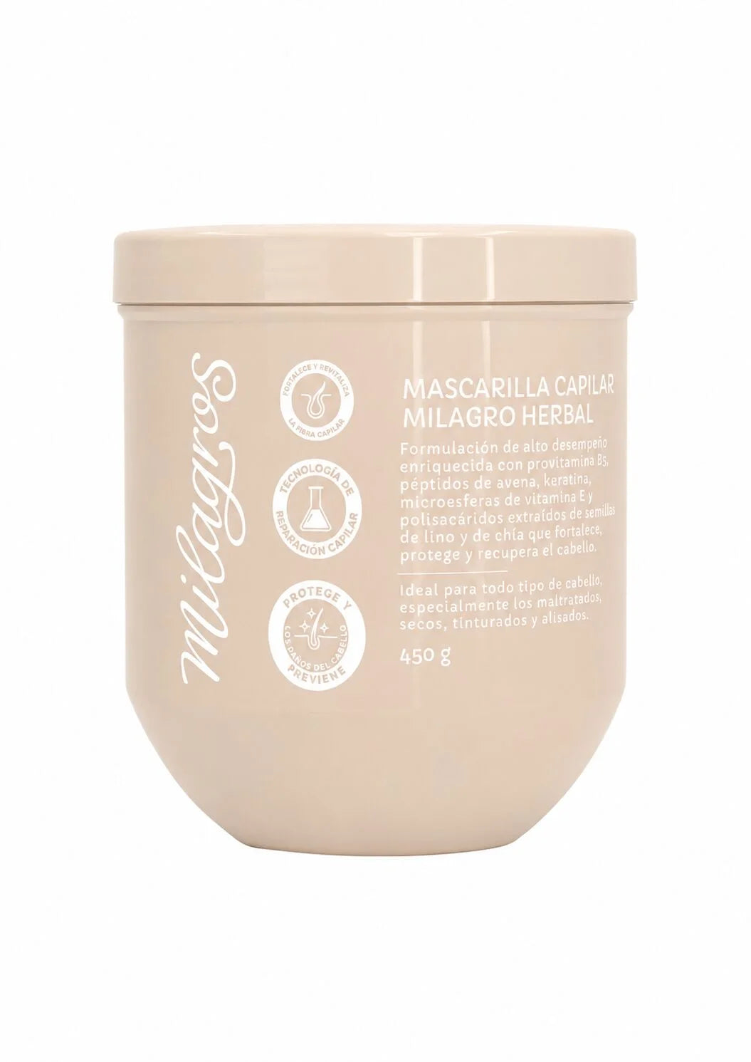 MASCARILLA CAPILAR HERBAL MILAGROS