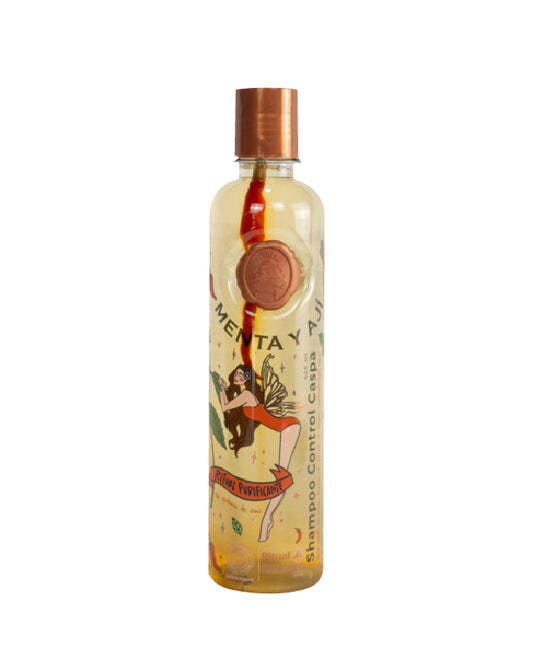 SHAMPOO AJI Y MENTA CONTROL CASPA RITUAL BOTANICO