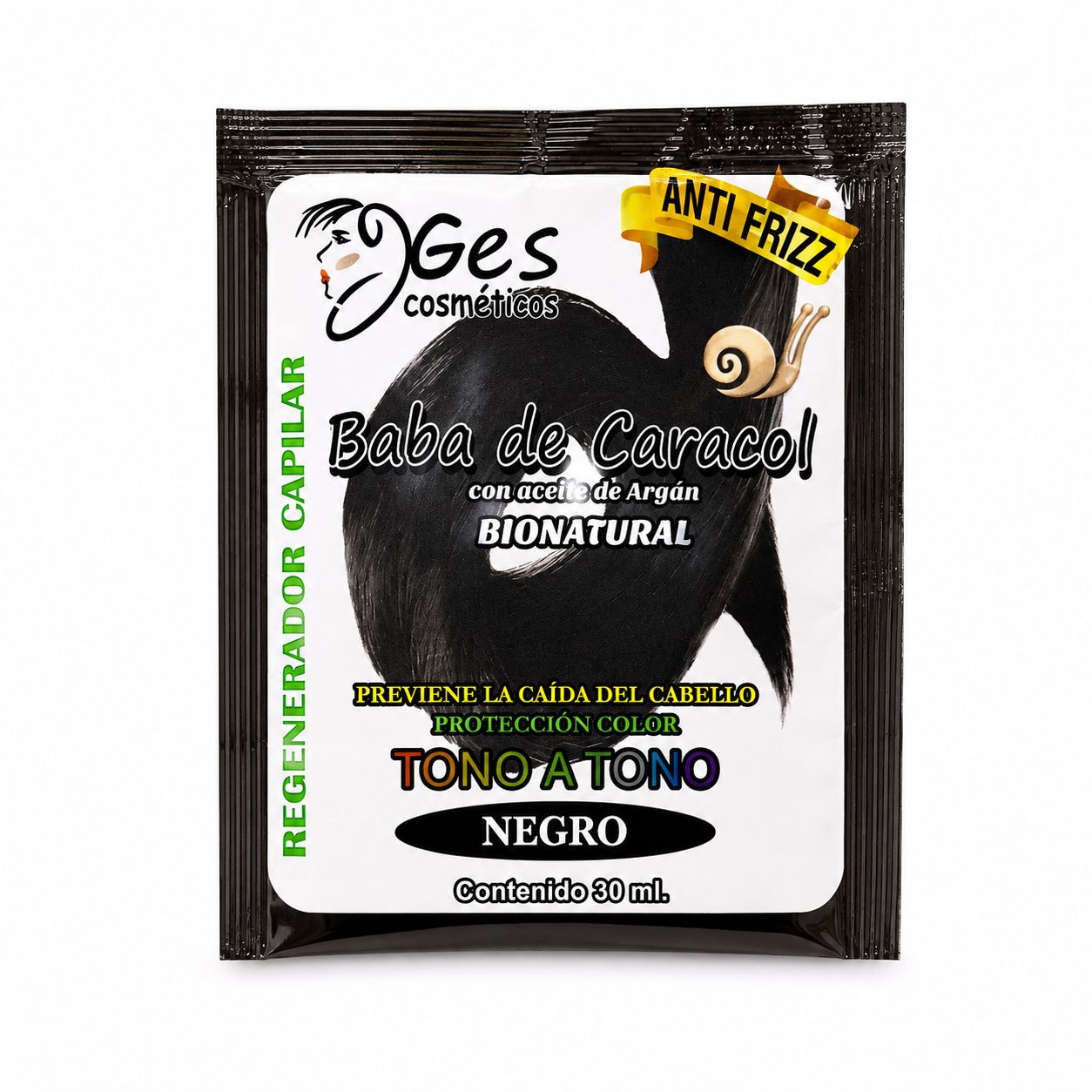 SACHET TONO A TONO NEGRO GES COSMETICOS