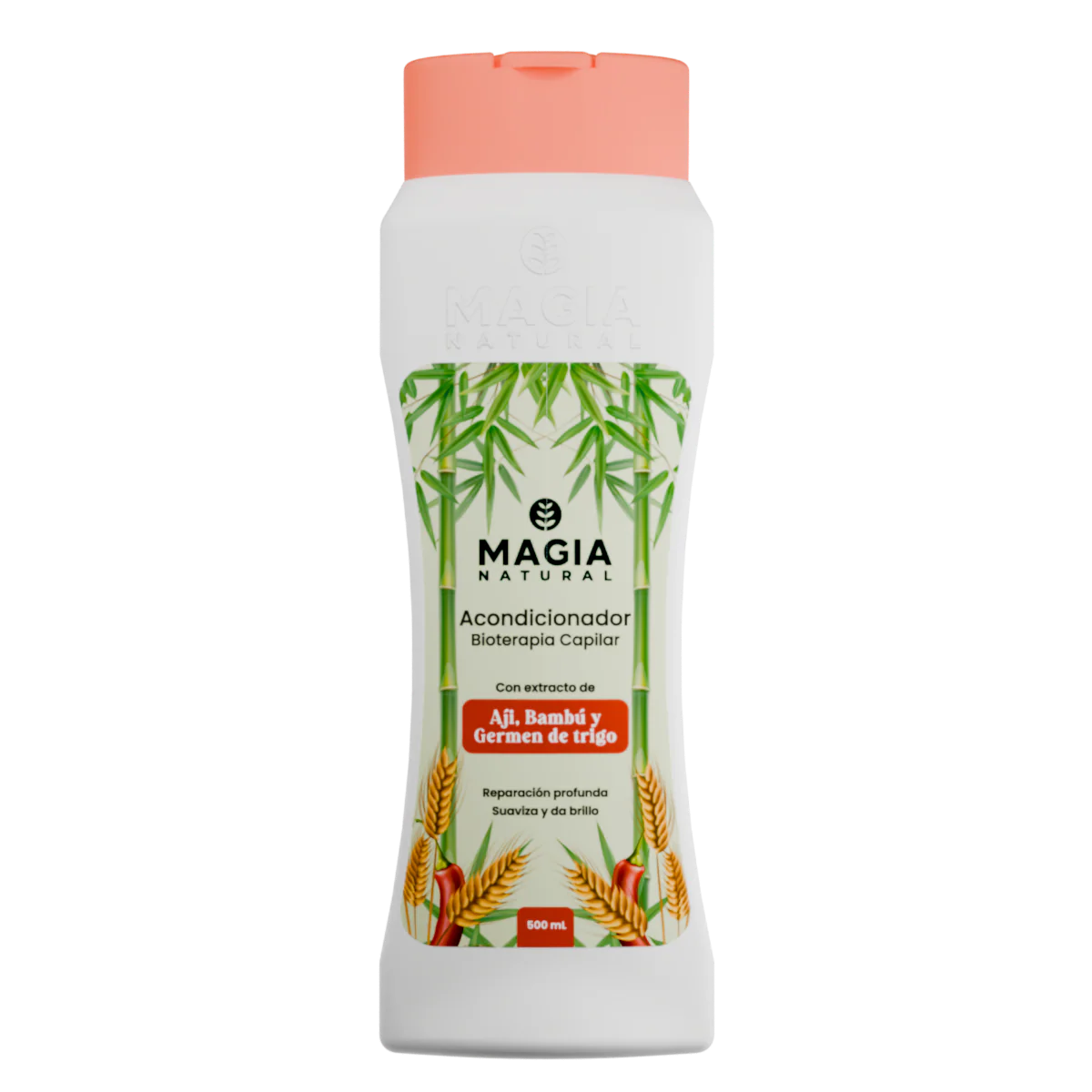 ACONDICIONADOR BIOTERAPIA CAPILAR AJI, BAMBÚ Y TRIGO | MAGIA NATURAL