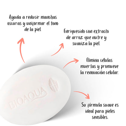 JABON EN BARRA ARROZ BIOAQUA