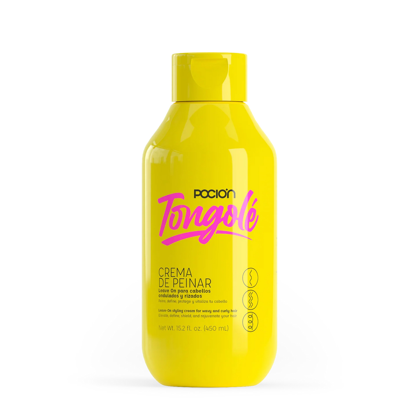 CREMA PARA PEINAR LEAVE ON PARA RIZOS TONGOLÉ POCIÓN