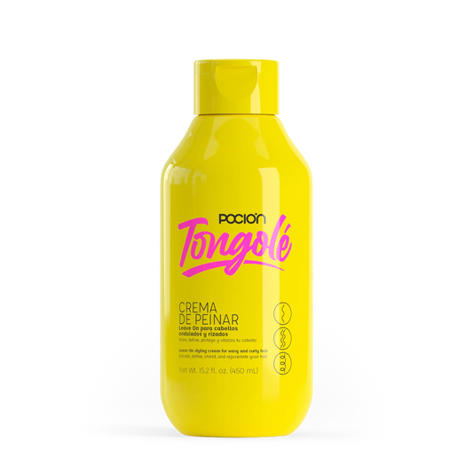 CREMA PARA PEINAR LEAVE ON PARA RIZOS TONGOLÉ POCIÓN