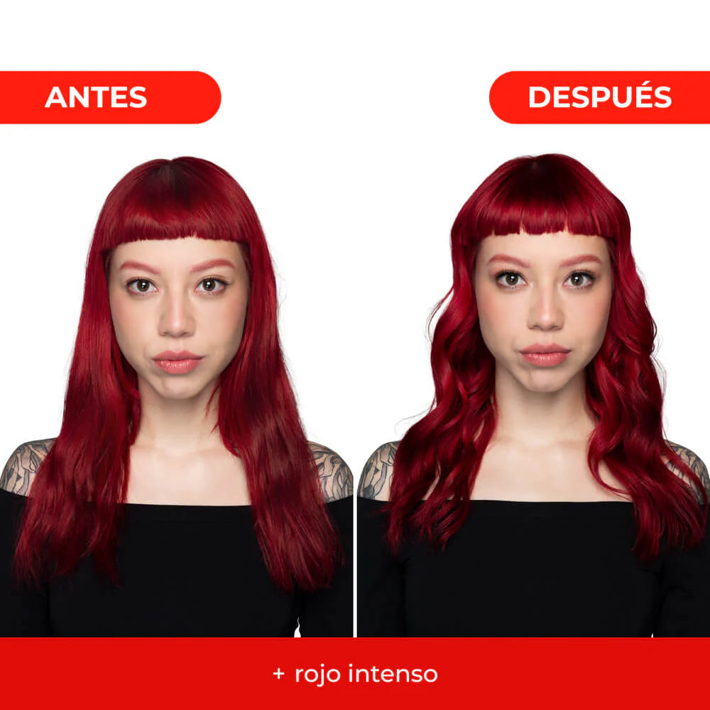MASCARILLA MATIZANTE ROJO FUEGO 300ML NAISSANT