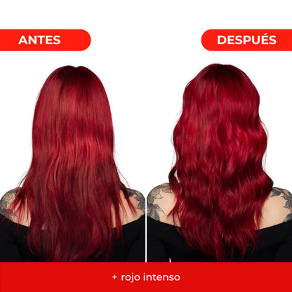 MASCARILLA MATIZANTE ROJO FUEGO 300ML NAISSANT
